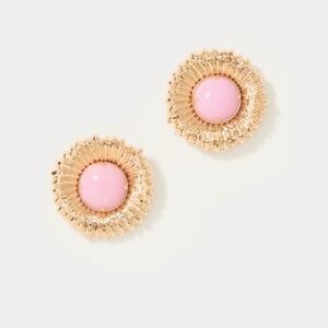 Lilly Pulitzer Sunburst Stud Earrings in Pink Bliss - New